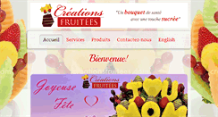 Desktop Screenshot of creationsfruitees.com